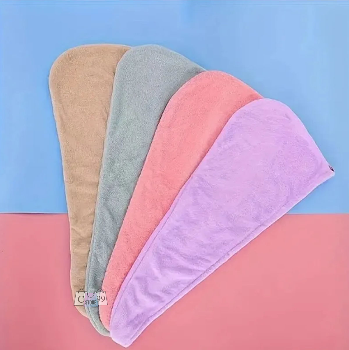 Vista 8 de Toalla Para Secado Del Cabello Sin Friz